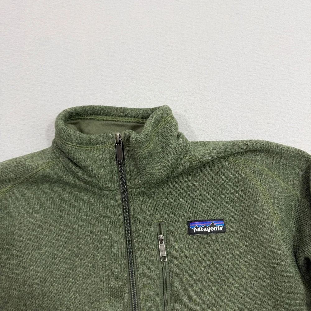 Patagonia Fleece Pullover Medium Green Better Sweater 1/4 Zip Outdoors 25522